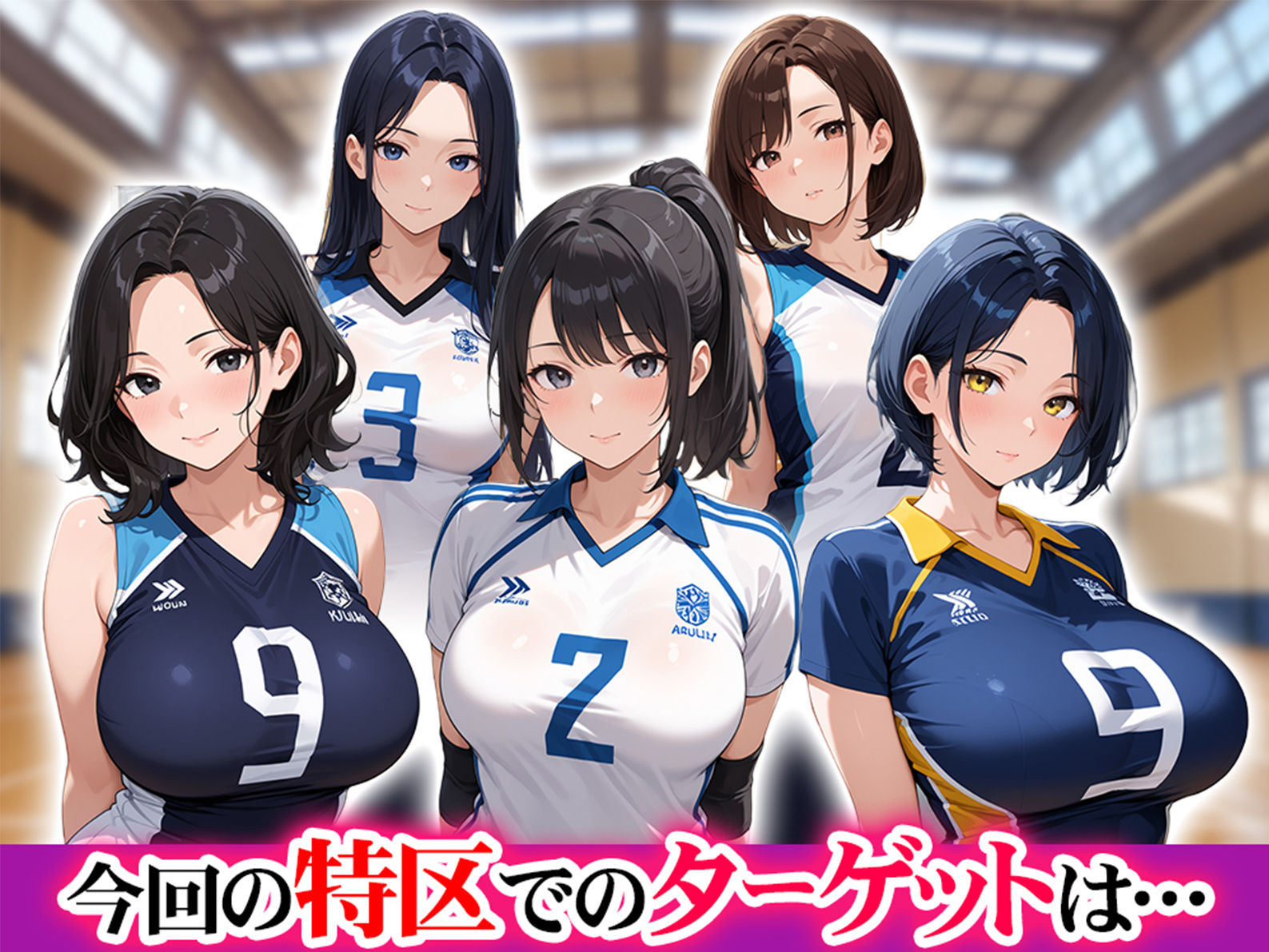 『性策特区』 〜強●種付けに翻弄される女性たち〜 ママさんバレー編 - サンプル画像 1