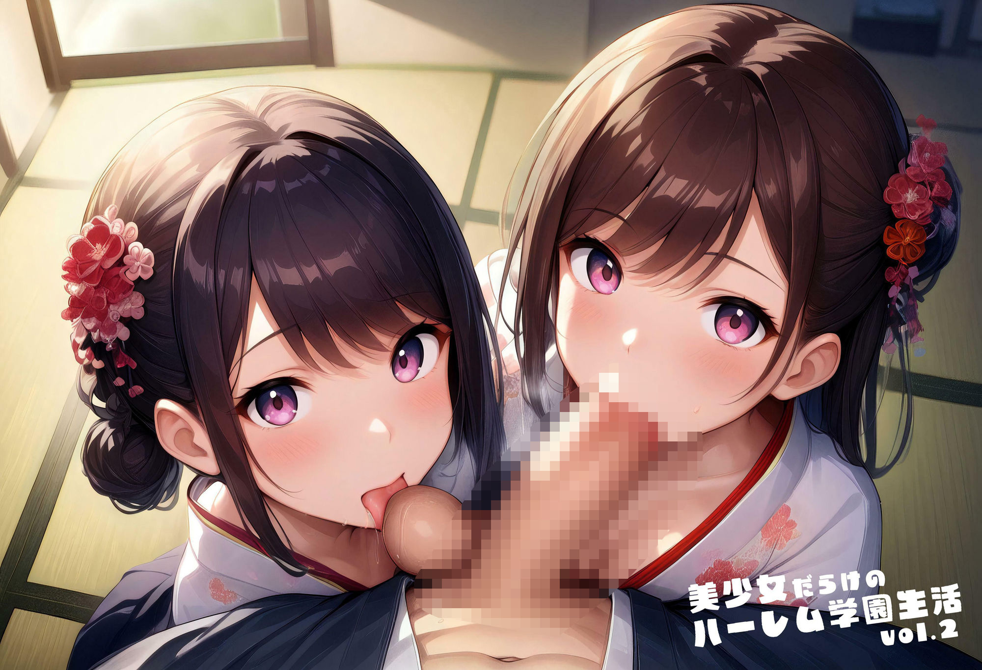 美少女だらけのハーレム学園生活 vol.2 - サンプル画像 8