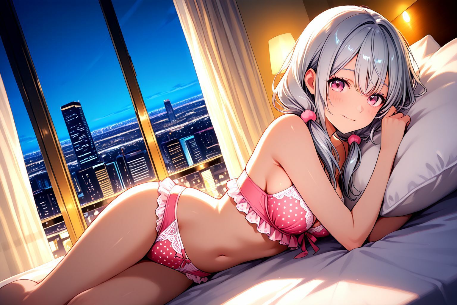 ミックスガールズコレクション  パパ活アプリで知り合った制服美少女とホテルでえちえちセックス - サンプル画像 3