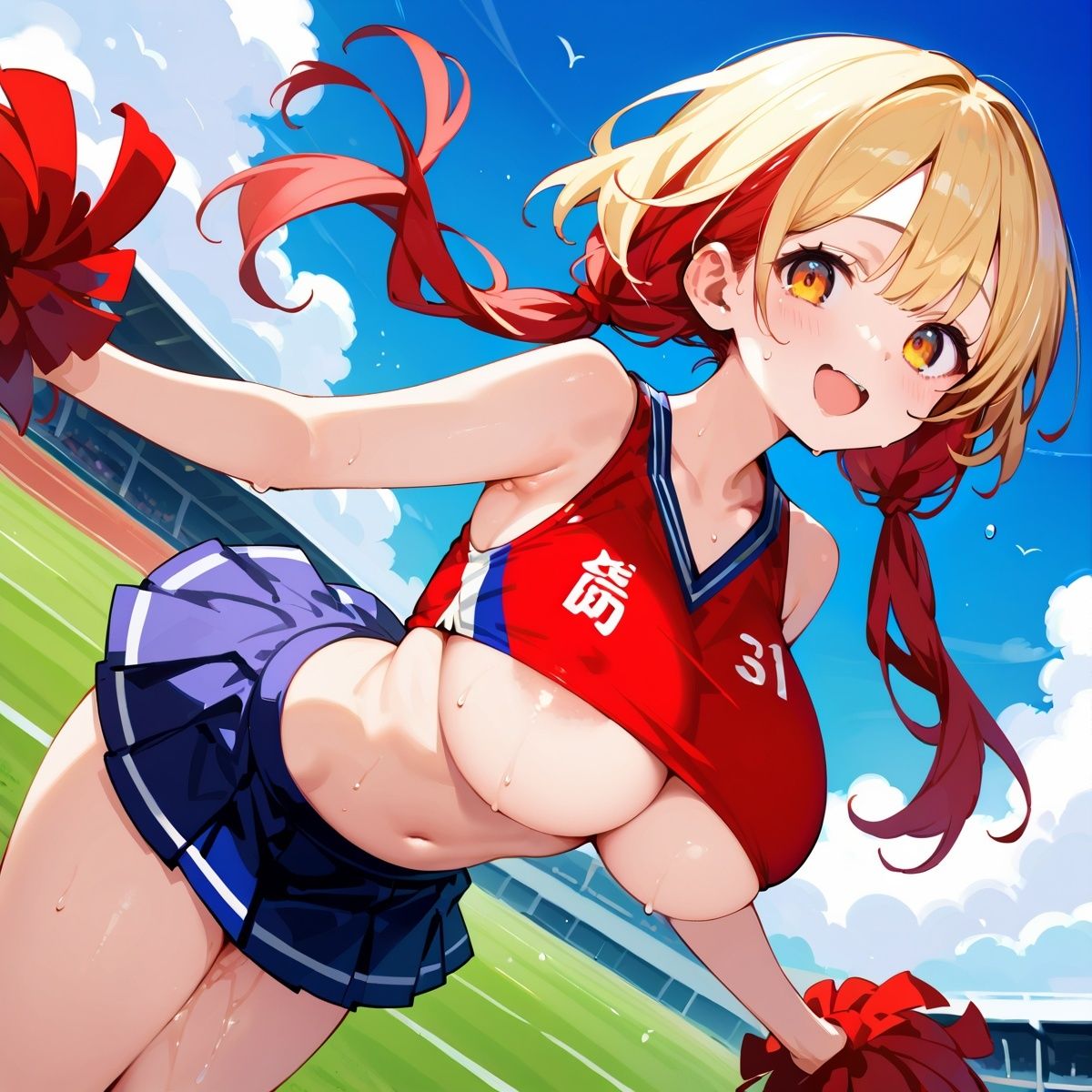 私立H学園チアリーダー部！〜豪華235枚収録！〜Vol.7 - サンプル画像 6