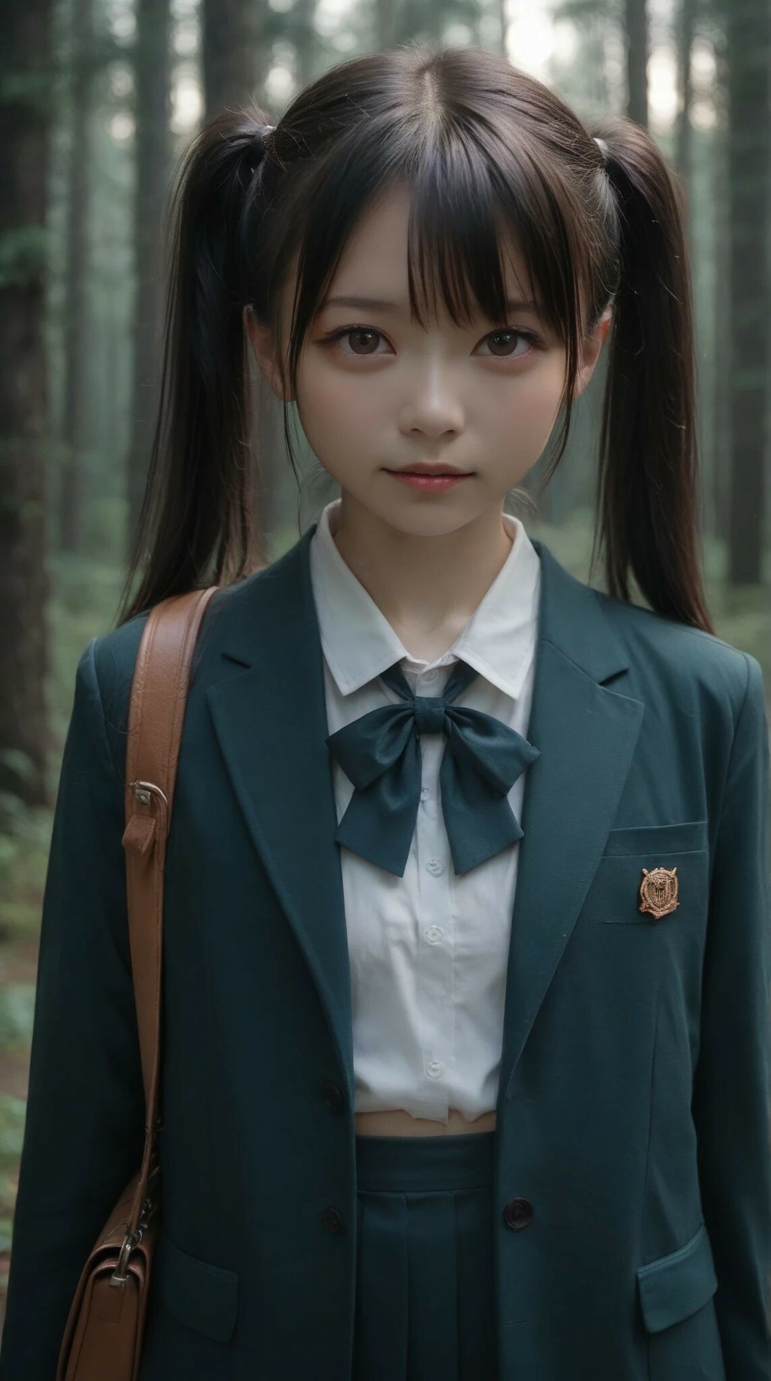 【幽霊少女】大自然の中で制服着せちゃいました。 - サンプル画像 1