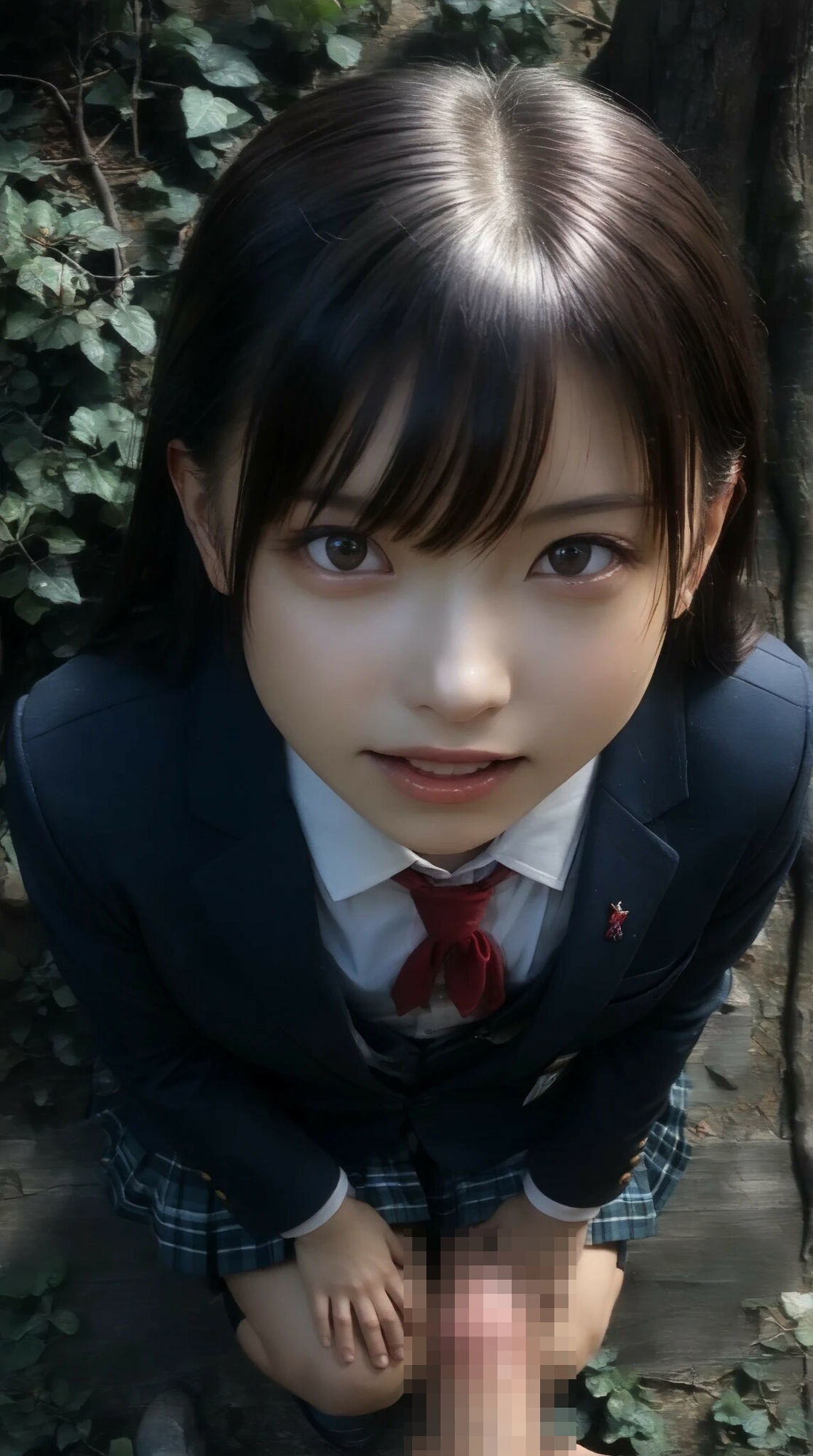 【幽霊少女】大自然の中で制服着せちゃいました。 - サンプル画像 2