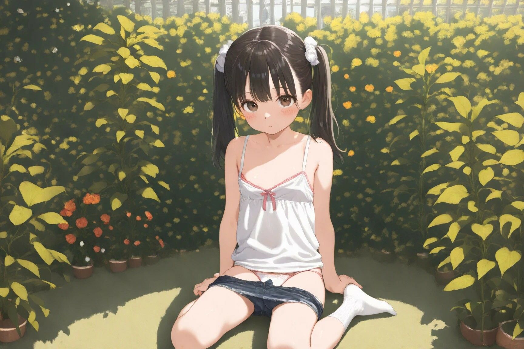 【幽霊少女】ロリ体型のパンツに見惚れちゃいました。 - サンプル画像 2