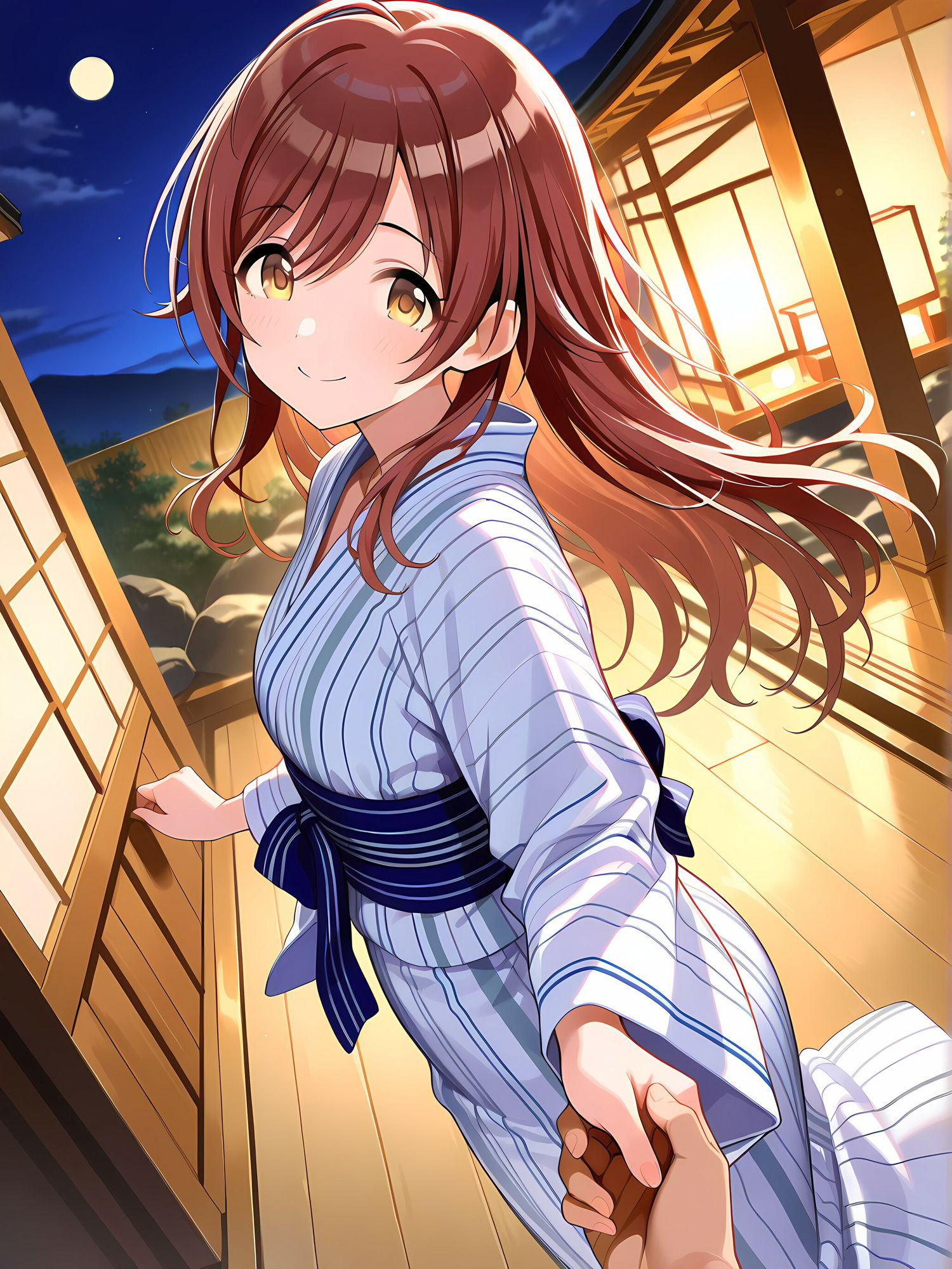 彼女としっぽり温泉でセックス！ - サンプル画像 1