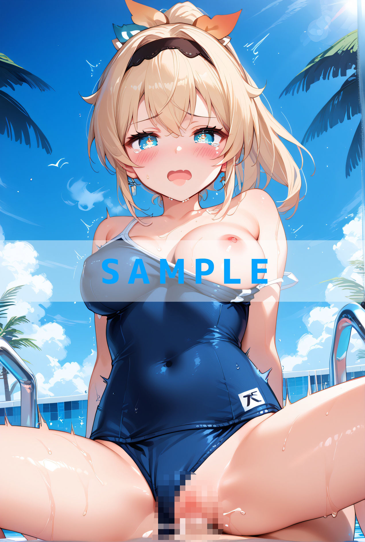 スク水えっち.ホ〇ライブVer - サンプル画像 3