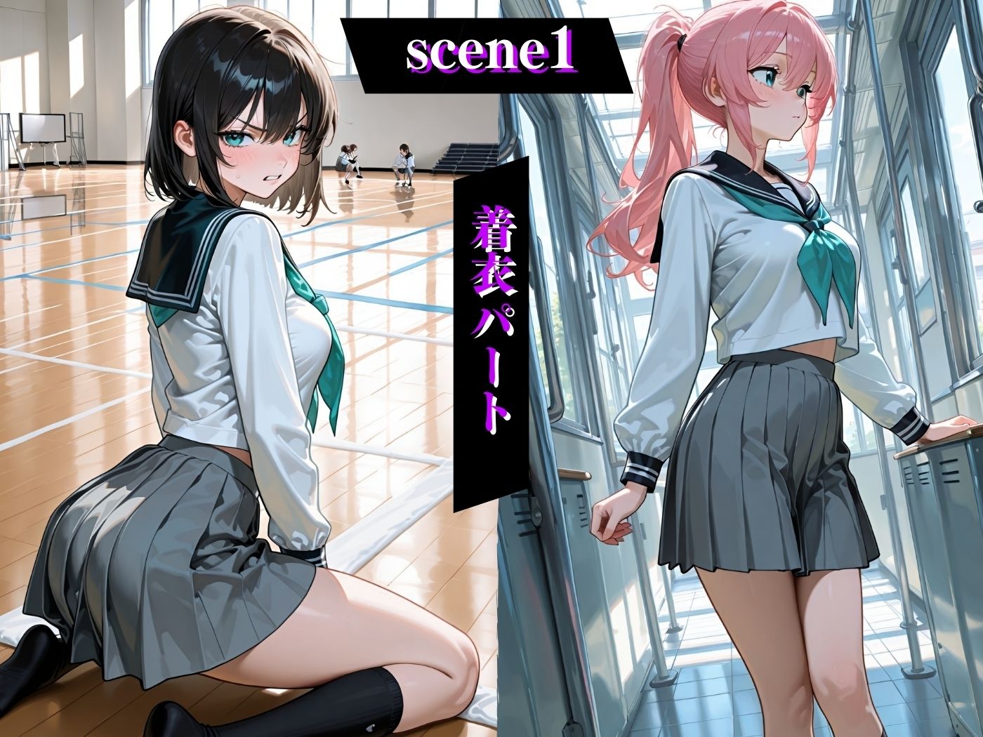 【高画質】今日の性直担当は君達だ〜純白肌×清楚編〜 - サンプル画像 4