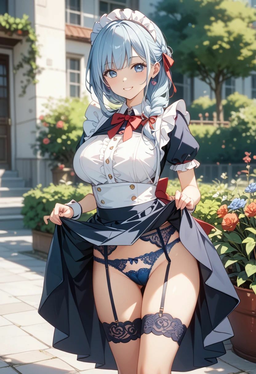 突然やってきたメイドが、徐々に俺を誘惑してくる件 - サンプル画像 1