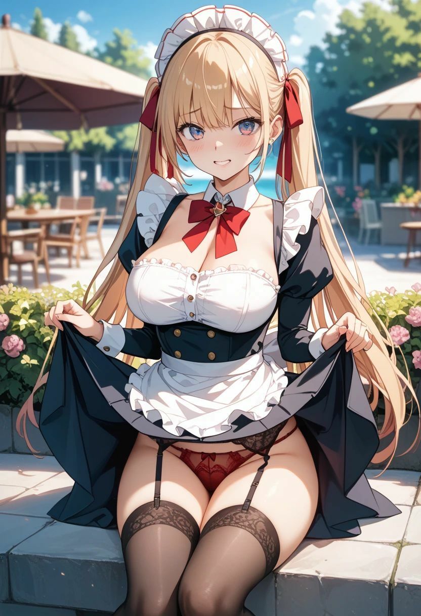 突然やってきたメイドが、徐々に俺を誘惑してくる件 - サンプル画像 3