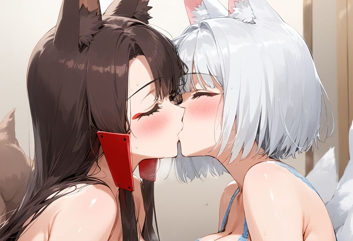 アズレ◯ 赤◯＆加◯百合百合高解像度イラスト集 - サンプル画像 3
