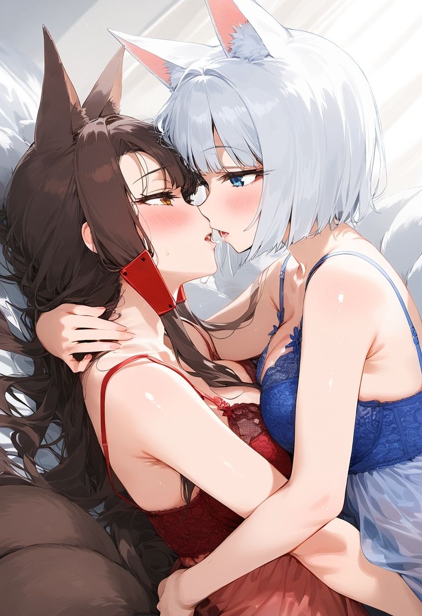 アズレ◯ 赤◯＆加◯百合百合高解像度イラスト集 - サンプル画像 4