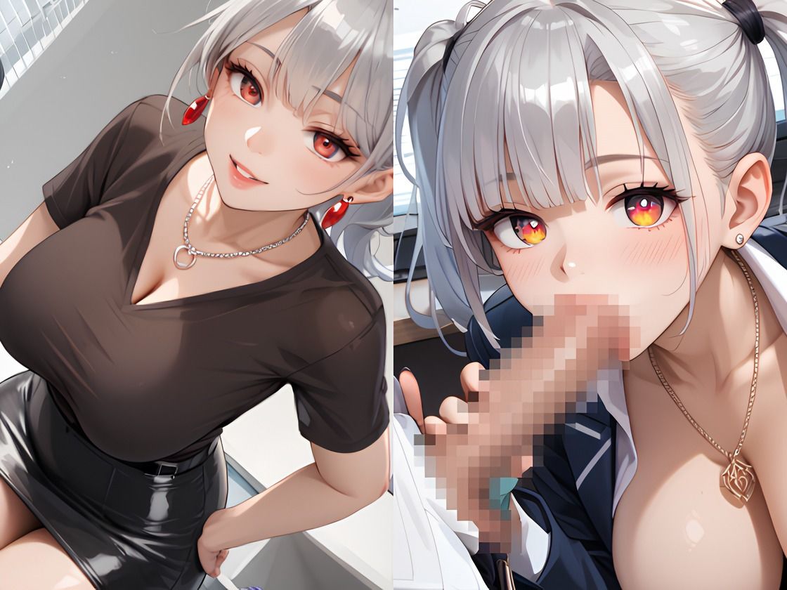 ビッチギャル女子校生秘書は中出し性処理係 - サンプル画像 2