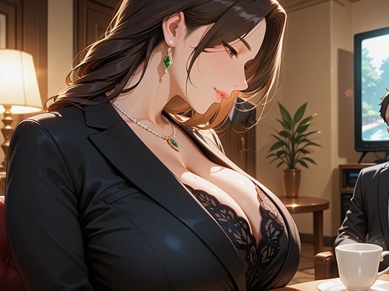 未亡人 寂しげな喪服姿の義母を抱きしめずにはいられなかった - サンプル画像 2