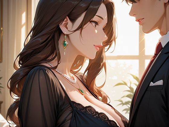 未亡人 寂しげな喪服姿の義母を抱きしめずにはいられなかった - サンプル画像 3