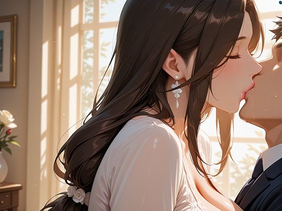 未亡人 寂しげな喪服姿の義母を抱きしめずにはいられなかった - サンプル画像 6