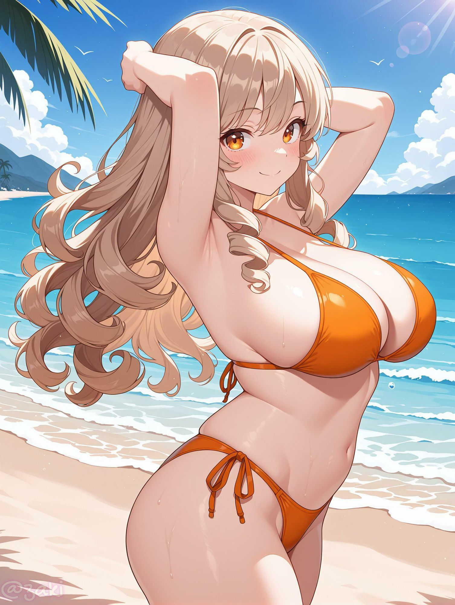 【クラスメイトシリーズ】川上花音ミニイラスト集 - サンプル画像 1