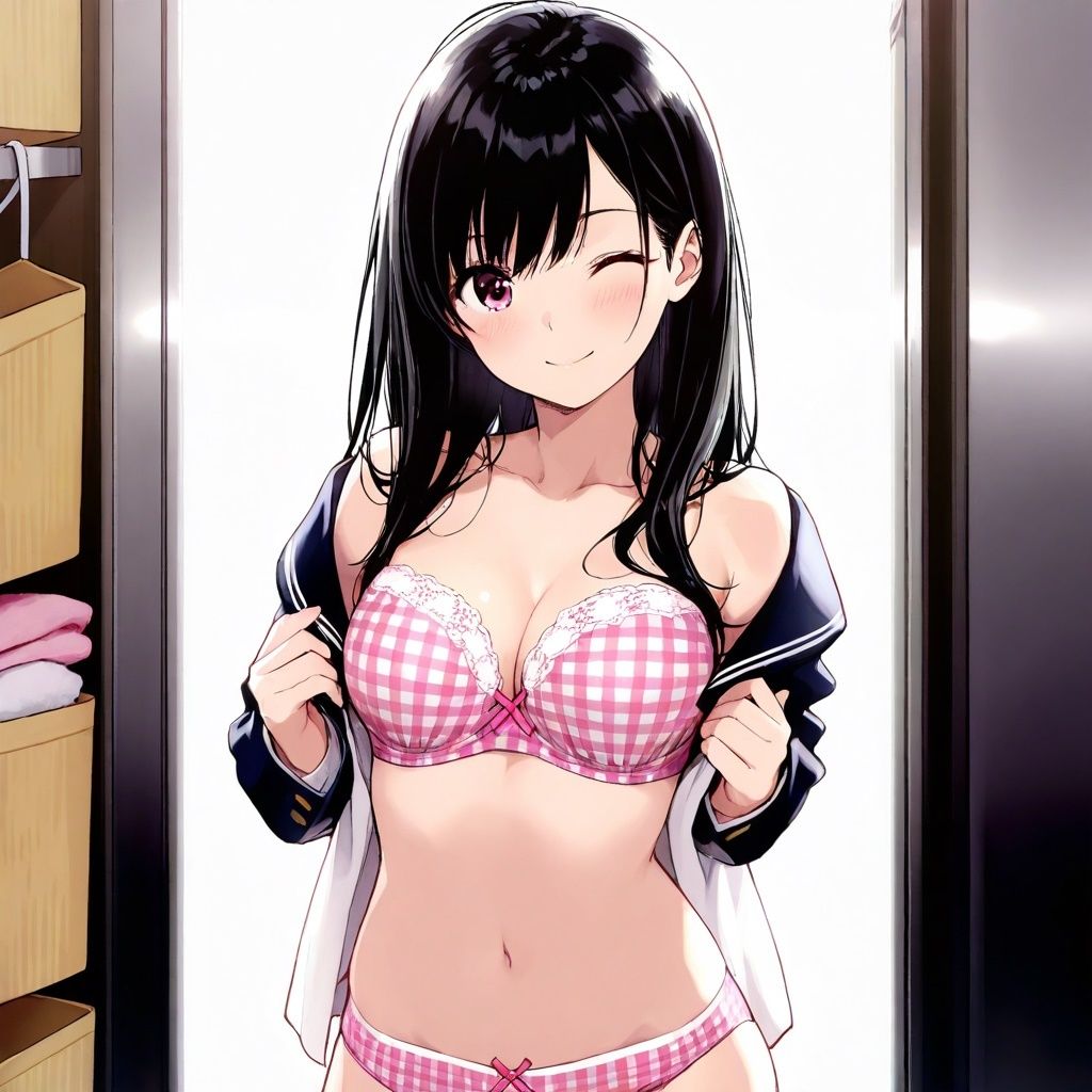 潜入女子更衣室  JK生着替え中 - サンプル画像 2