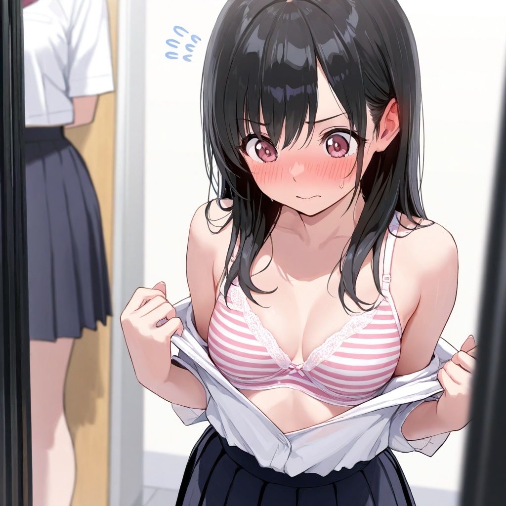 潜入女子更衣室  JK生着替え中 - サンプル画像 10