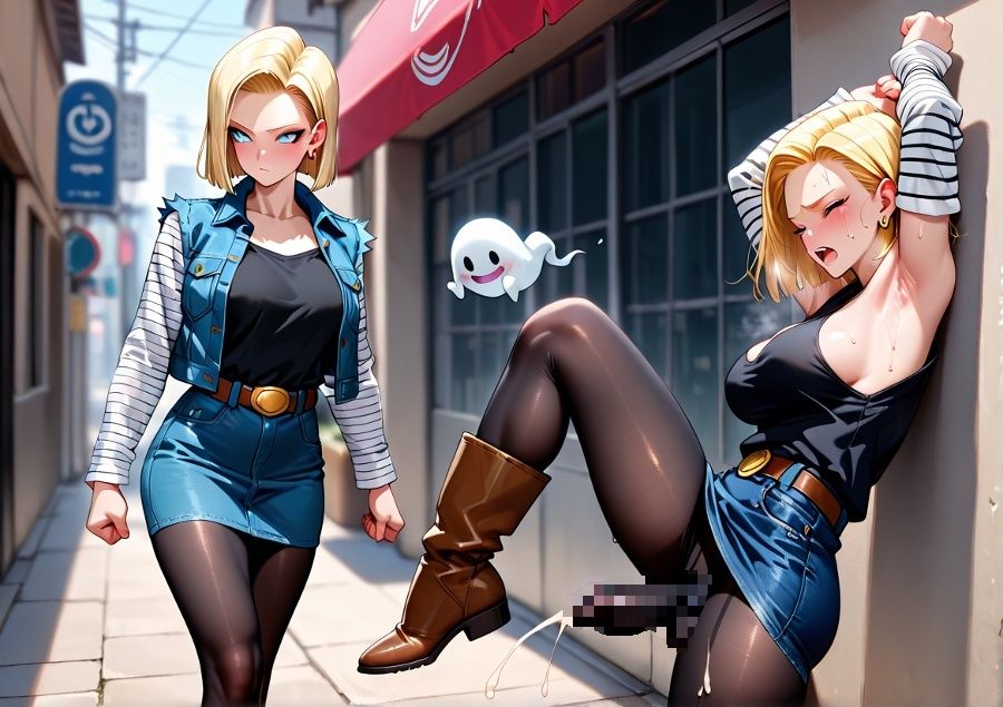 双性を与えられし者の試練 ドラゴ〇ボール:人造〇間18号 - サンプル画像 3