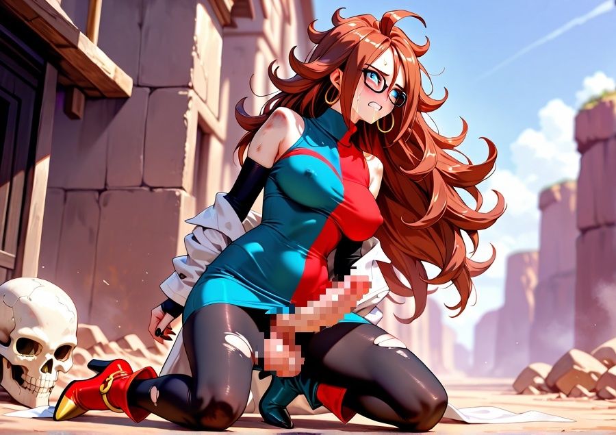 双性を与えられし者の試練 ドラゴ〇ボール:人造〇間21号 - サンプル画像 1