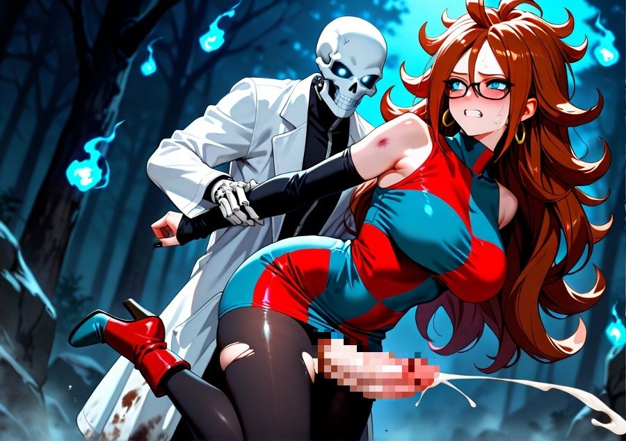 双性を与えられし者の試練 ドラゴ〇ボール:人造〇間21号 - サンプル画像 3