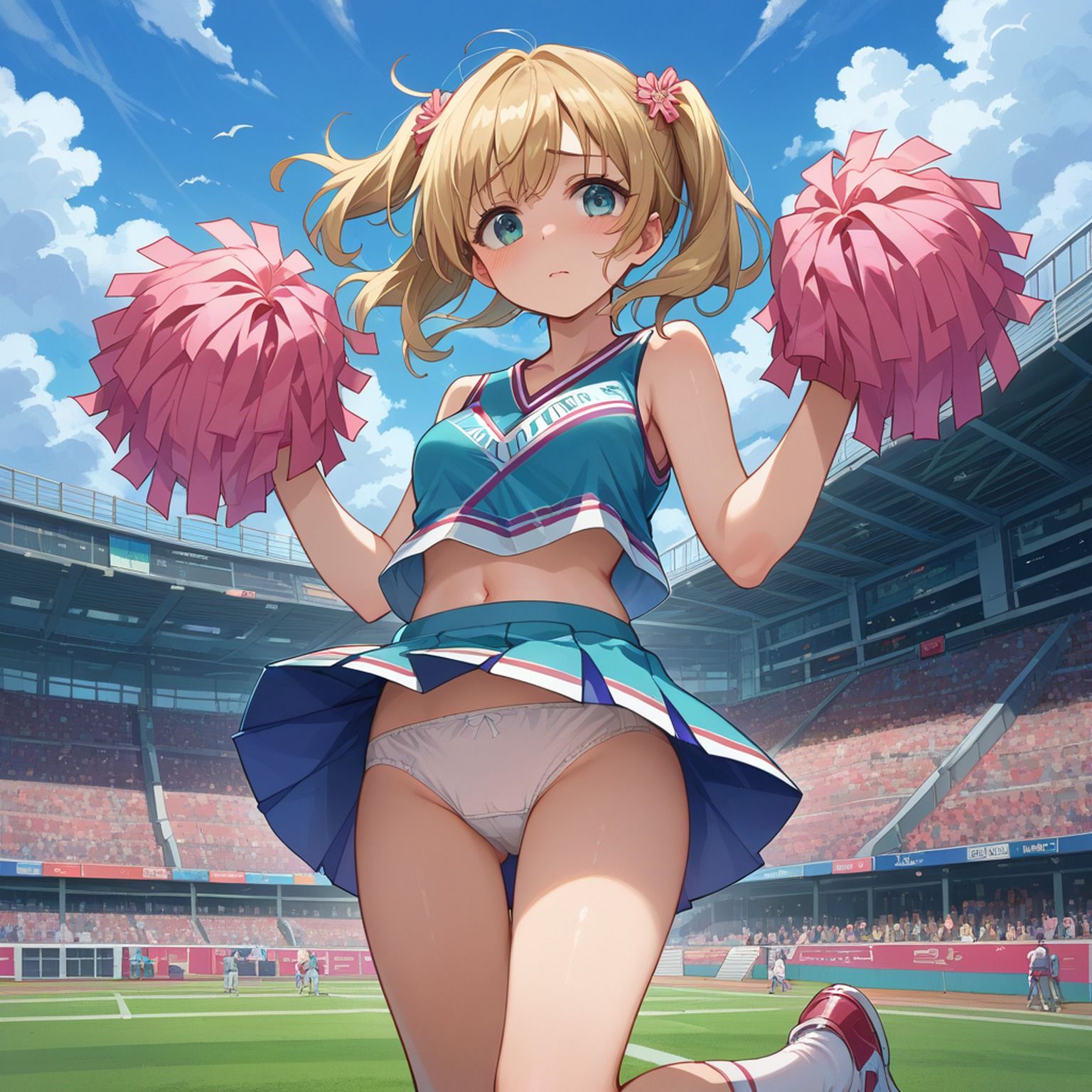 エッチなチアリーダー【AIイラスト集】 - サンプル画像 1