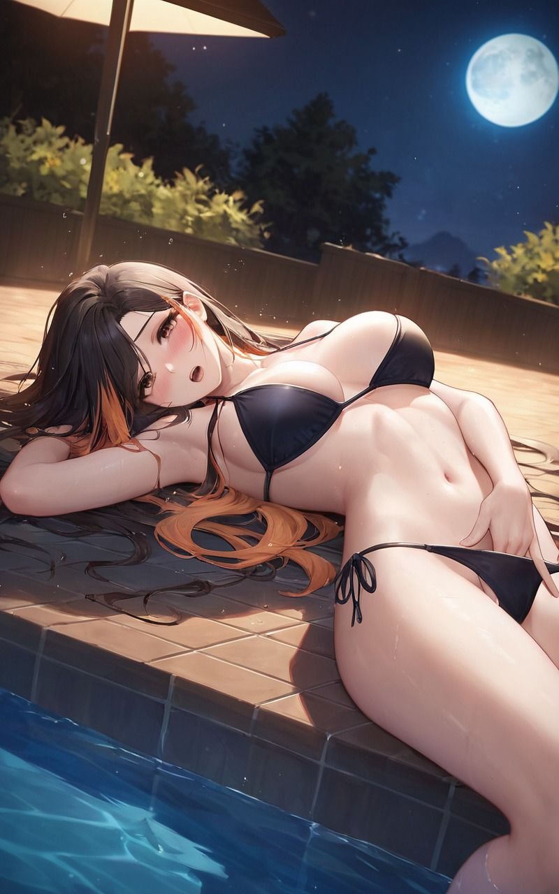 誘惑のプールサイド  女神降臨 - サンプル画像 4