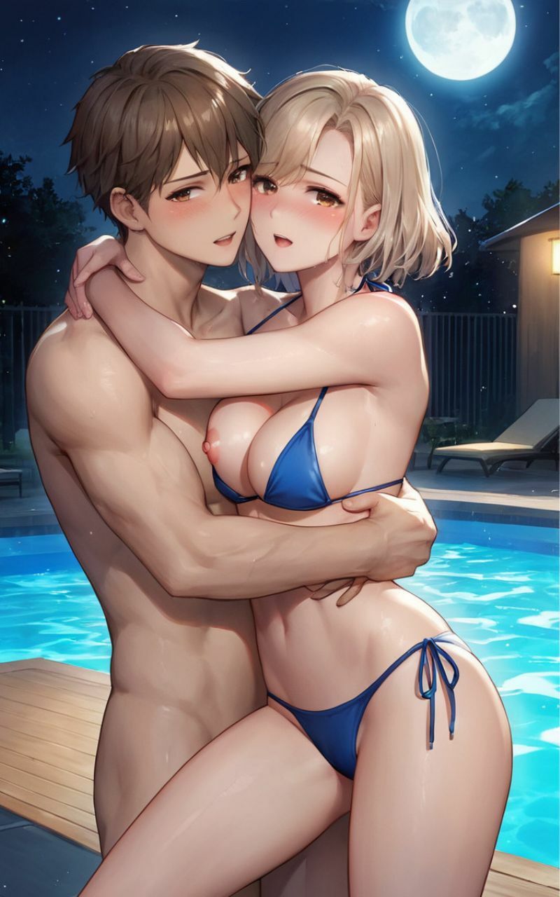 誘惑のプールサイド  女神降臨 - サンプル画像 5