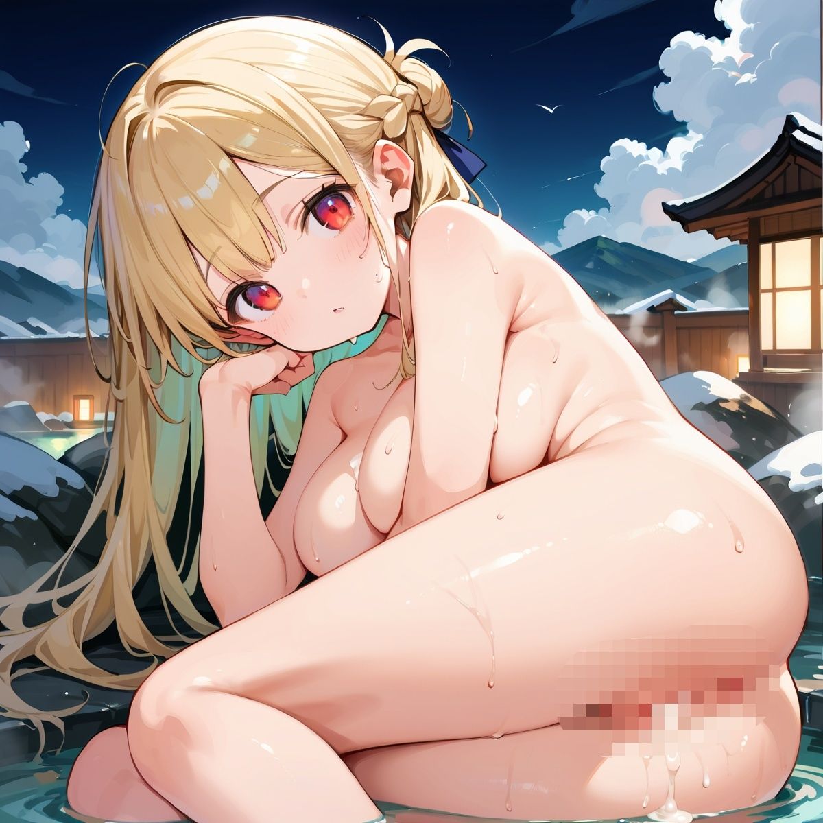 湯けむり温泉中出しH！〜豪華209枚収録〜Vol.5 - サンプル画像 3