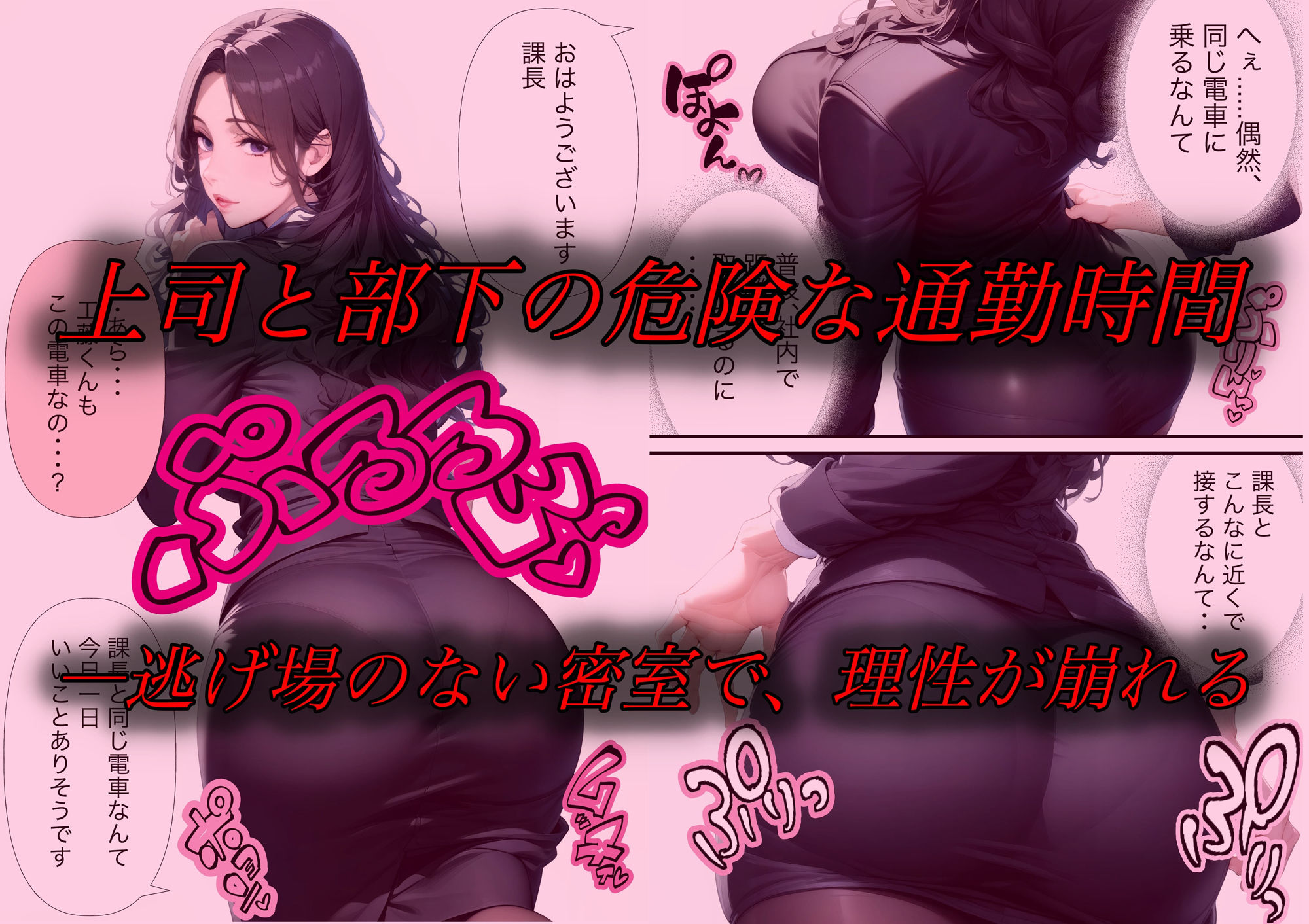 上司と部下の危険な通勤時間 〜51歳の美熟女課長と秘密のスリル〜 - サンプル画像 2