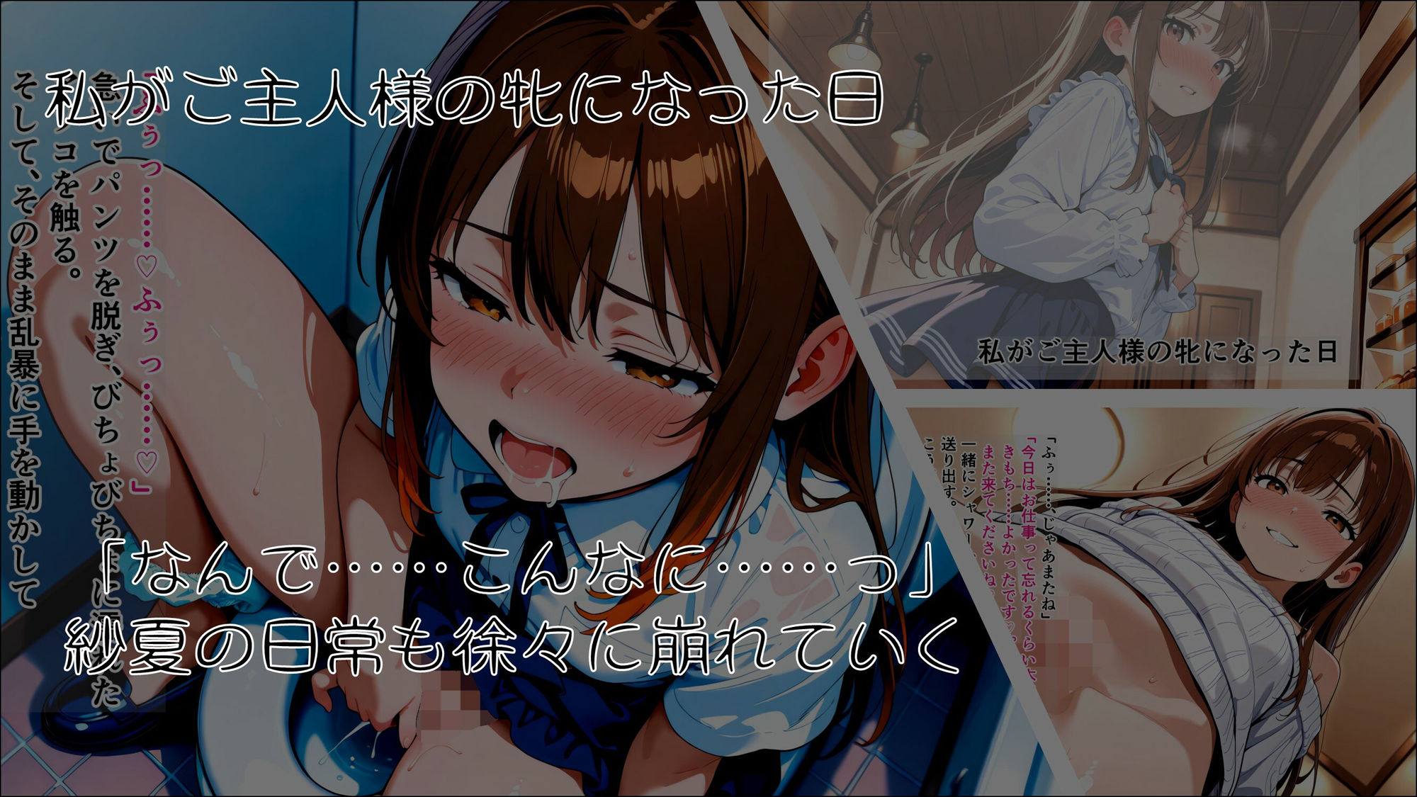 女神のスキルを手に入れたご主人様に、牝に堕とされた私たちの記録 紗夏編 Part2.私がご主人様の牝になった日 - サンプル画像 3