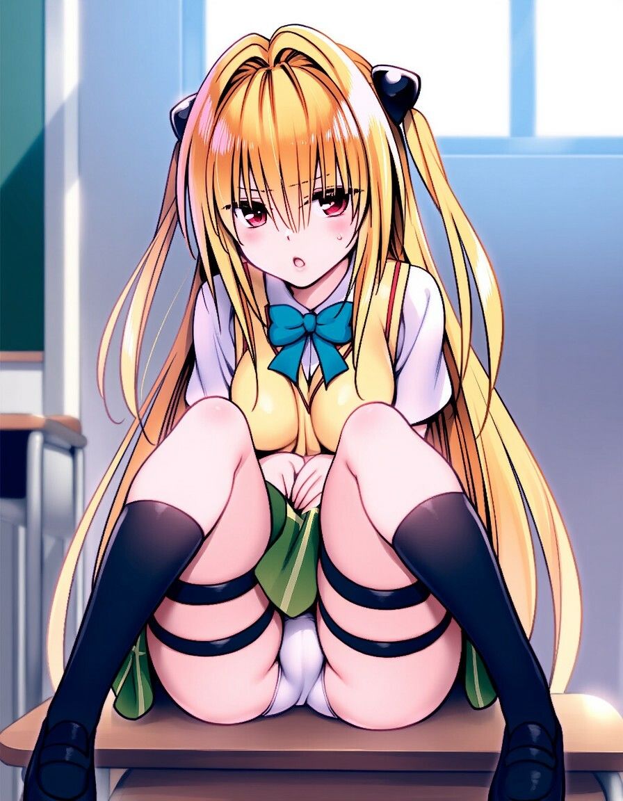 ToLOVEる 金色の闇 制服ヤミちゃんと中出し本気SEX - サンプル画像 2