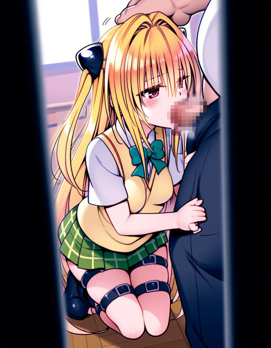 ToLOVEる 金色の闇 制服ヤミちゃんと中出し本気SEX - サンプル画像 3