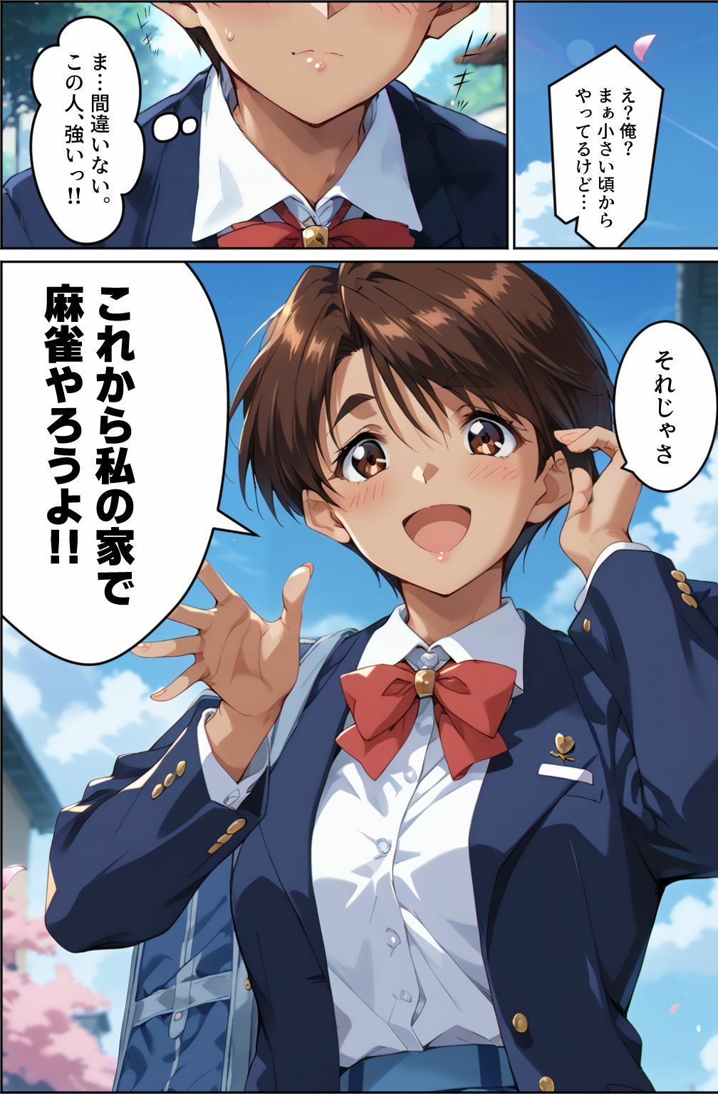 脱衣麻雀で勝負してもらっていいですか？Vol.12（スーパーリ〇ル麻雀）287枚 - サンプル画像 4