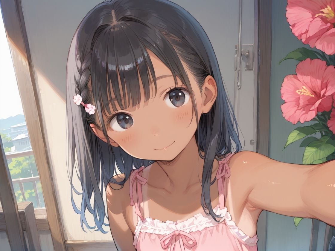 ちっぱい妹に旅行で種付けー帰宅後はビッチ彼女ー - サンプル画像 1