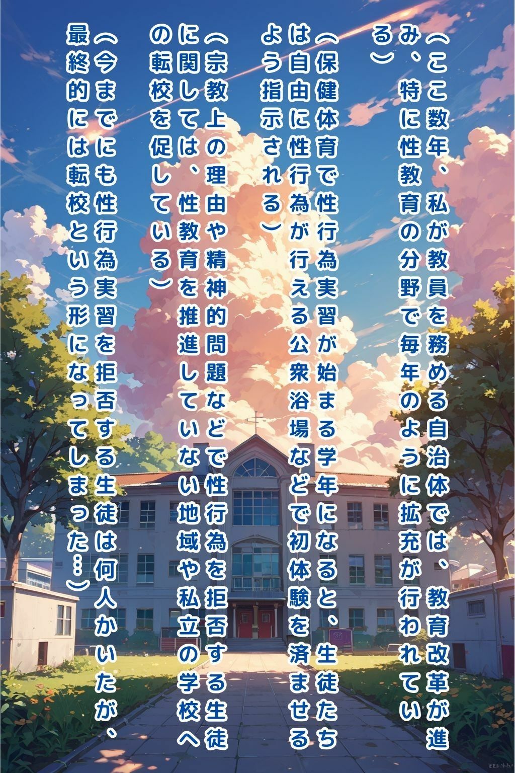 放課後性指導2【セリフ付き本編23P】 - サンプル画像 1