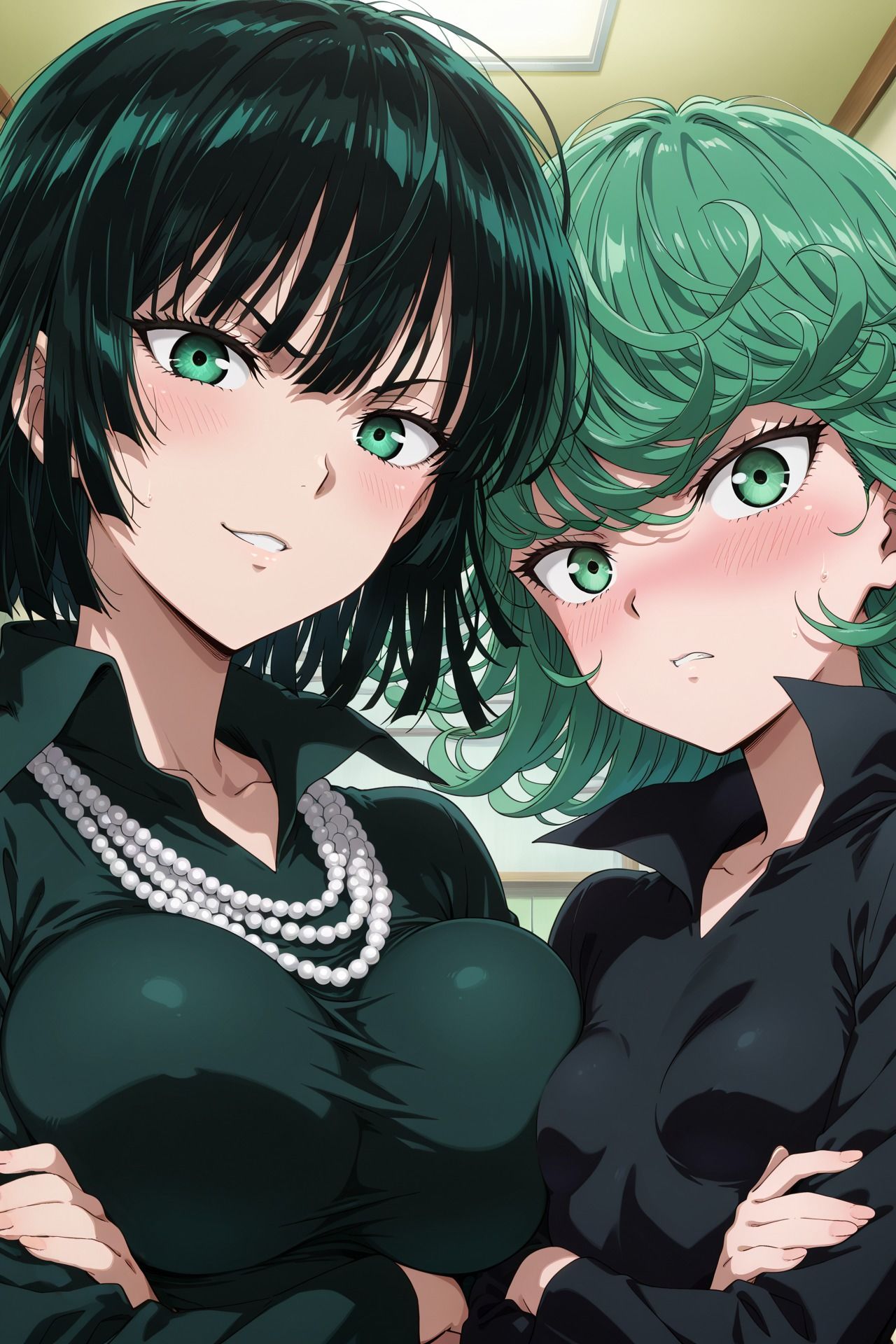 タツマキ＆フブキとえっち。 - サンプル画像 1