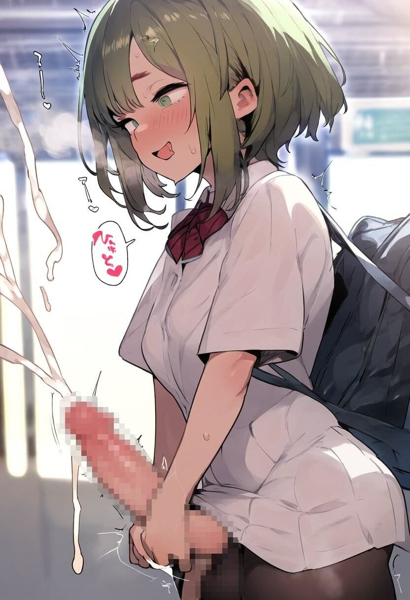 女装の男の娘が野外で露出オナニー「しこしこ気持ちいい！」 - サンプル画像 1