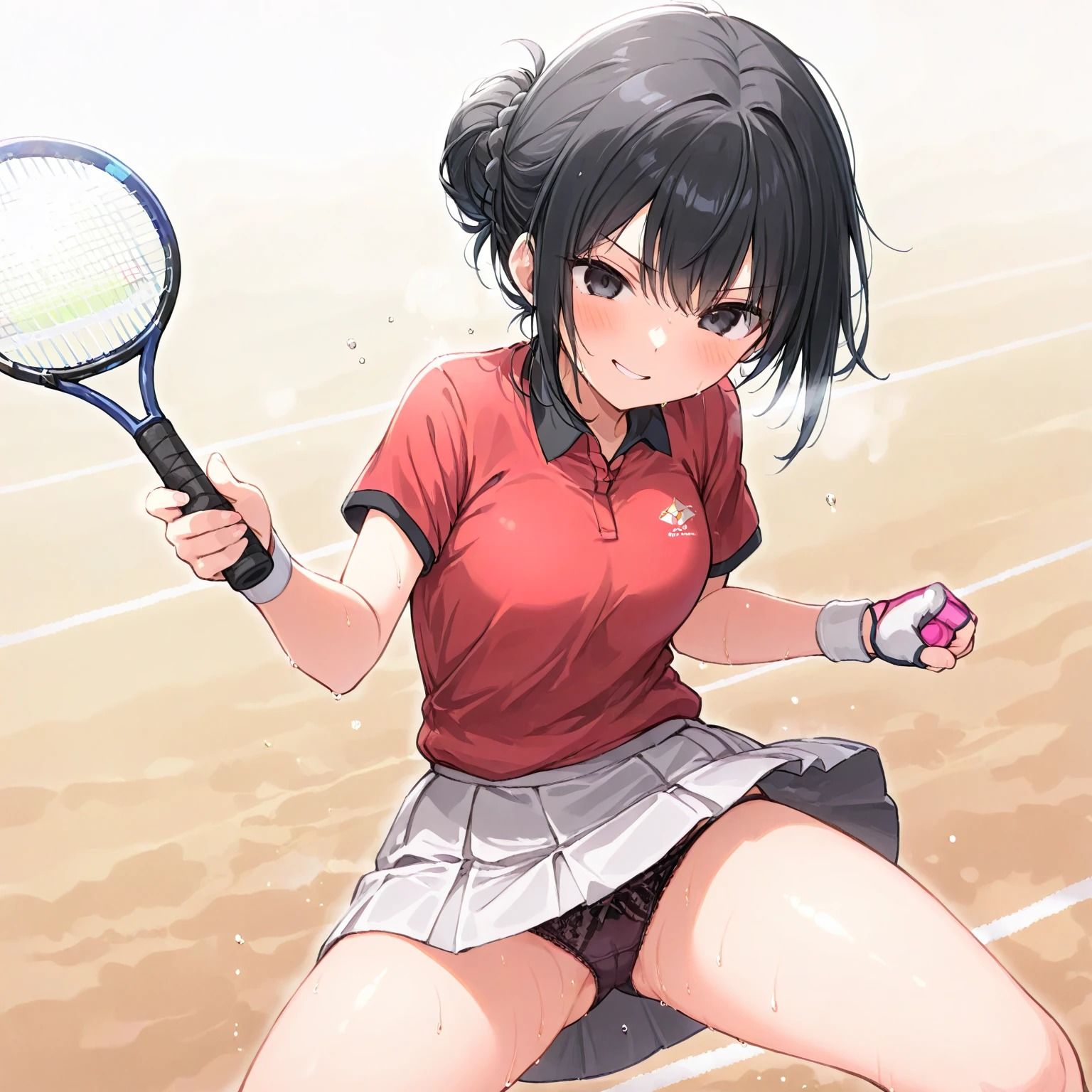 部活でじょしこうせいがかわいいパンティー見せてくれた（500枚） - サンプル画像 4