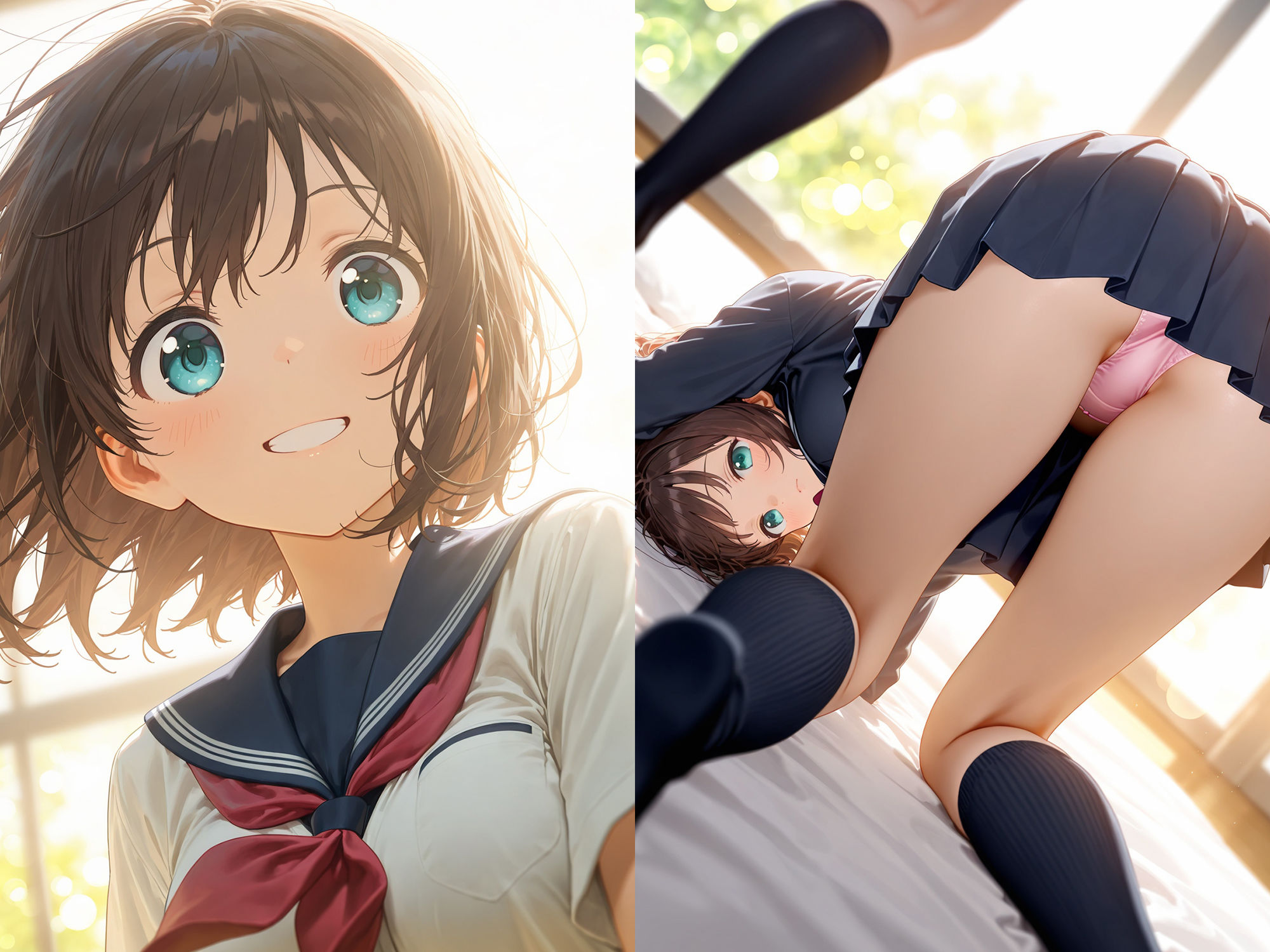 快楽堕ち（ハート）女子校生 - サンプル画像 2