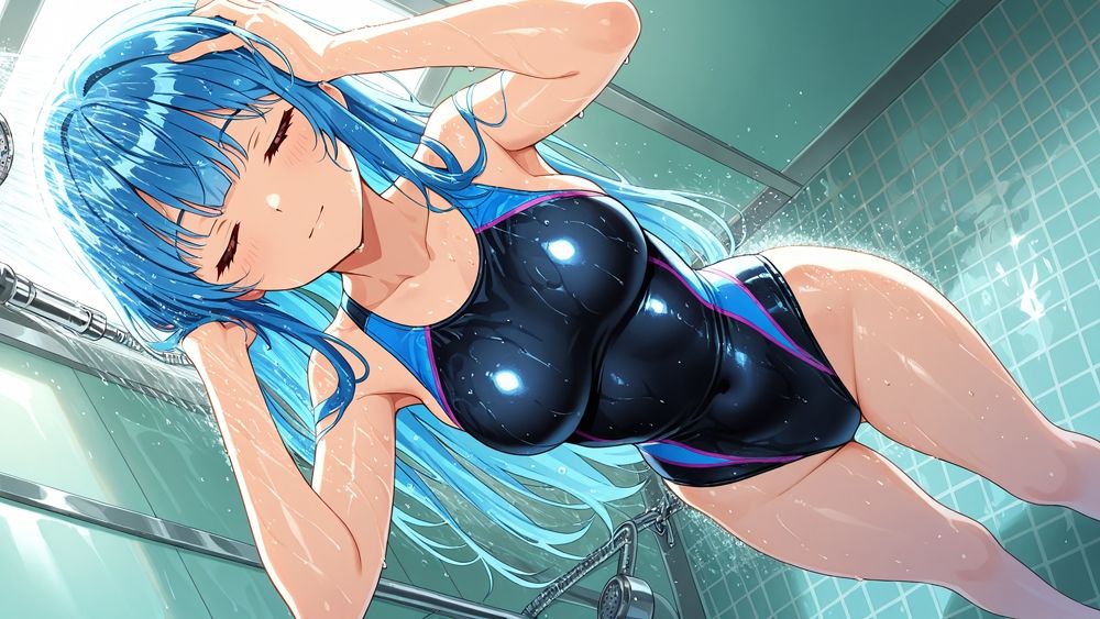青×茶髪の水泳部姉妹が顧問教師と中出し性交【4K】【400枚】 - サンプル画像 6
