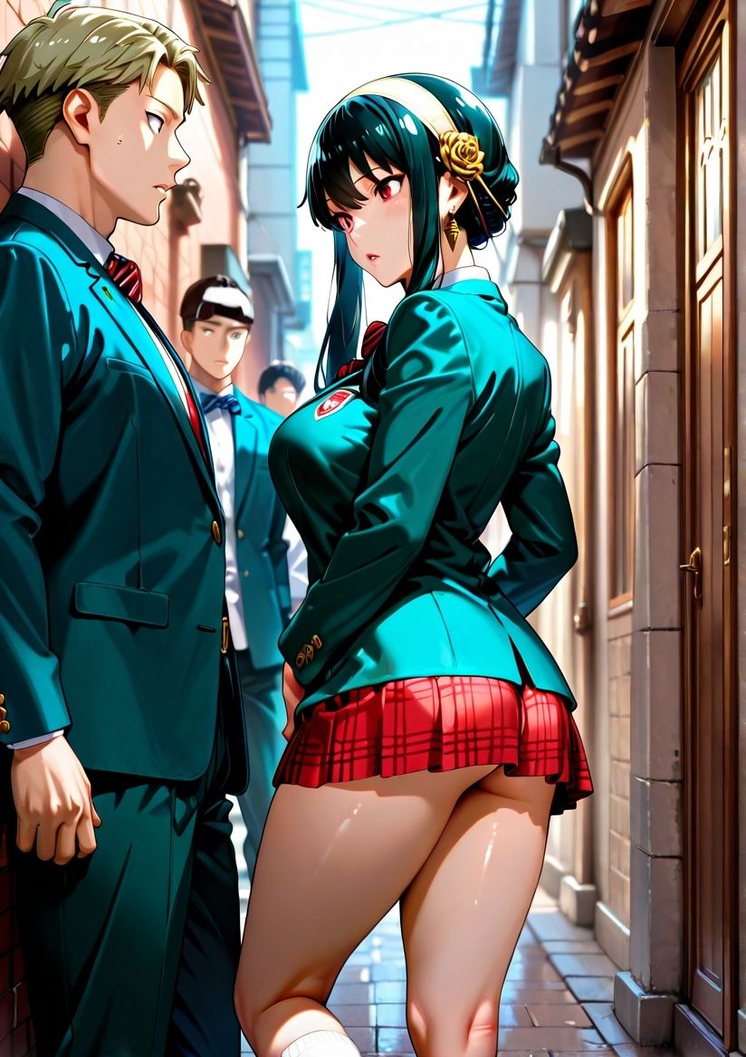 クラスの一軍女子 ヨル・〇ォージャー は発情期 - サンプル画像 1