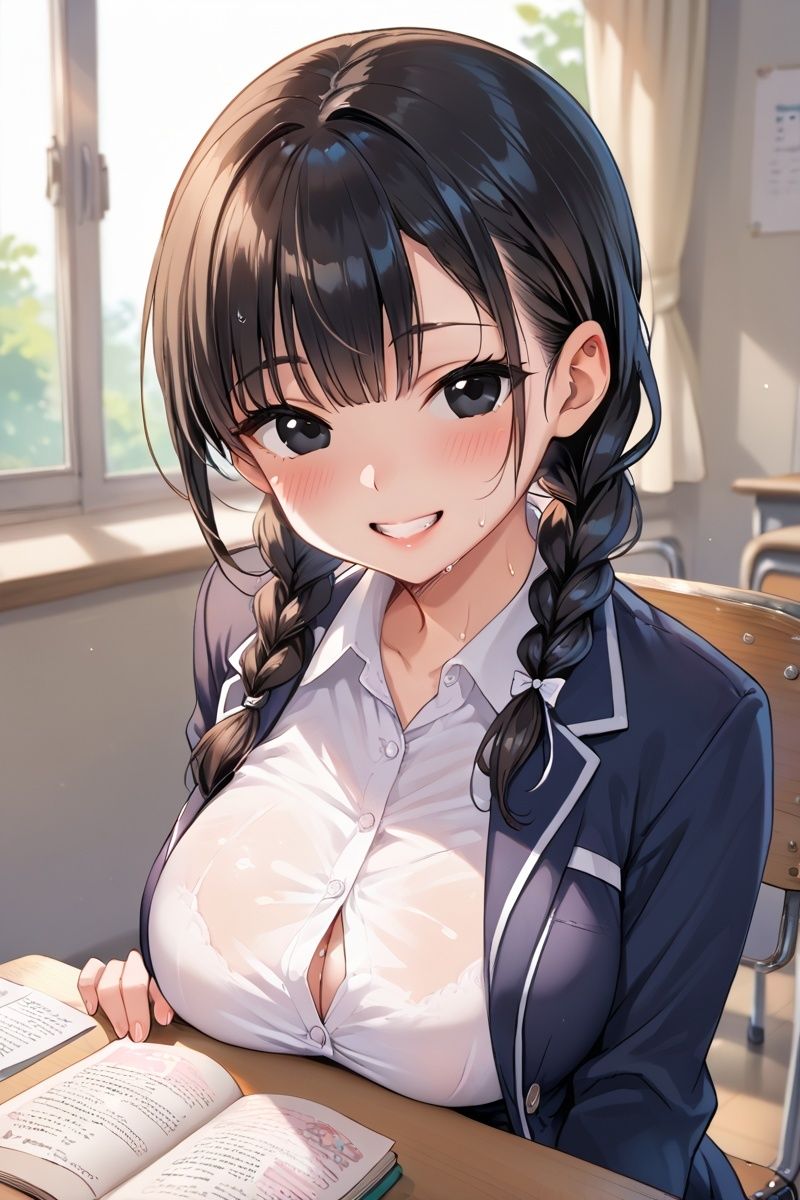 痴女JKはクラスメイトの童貞とのSEXにハマる - サンプル画像 1