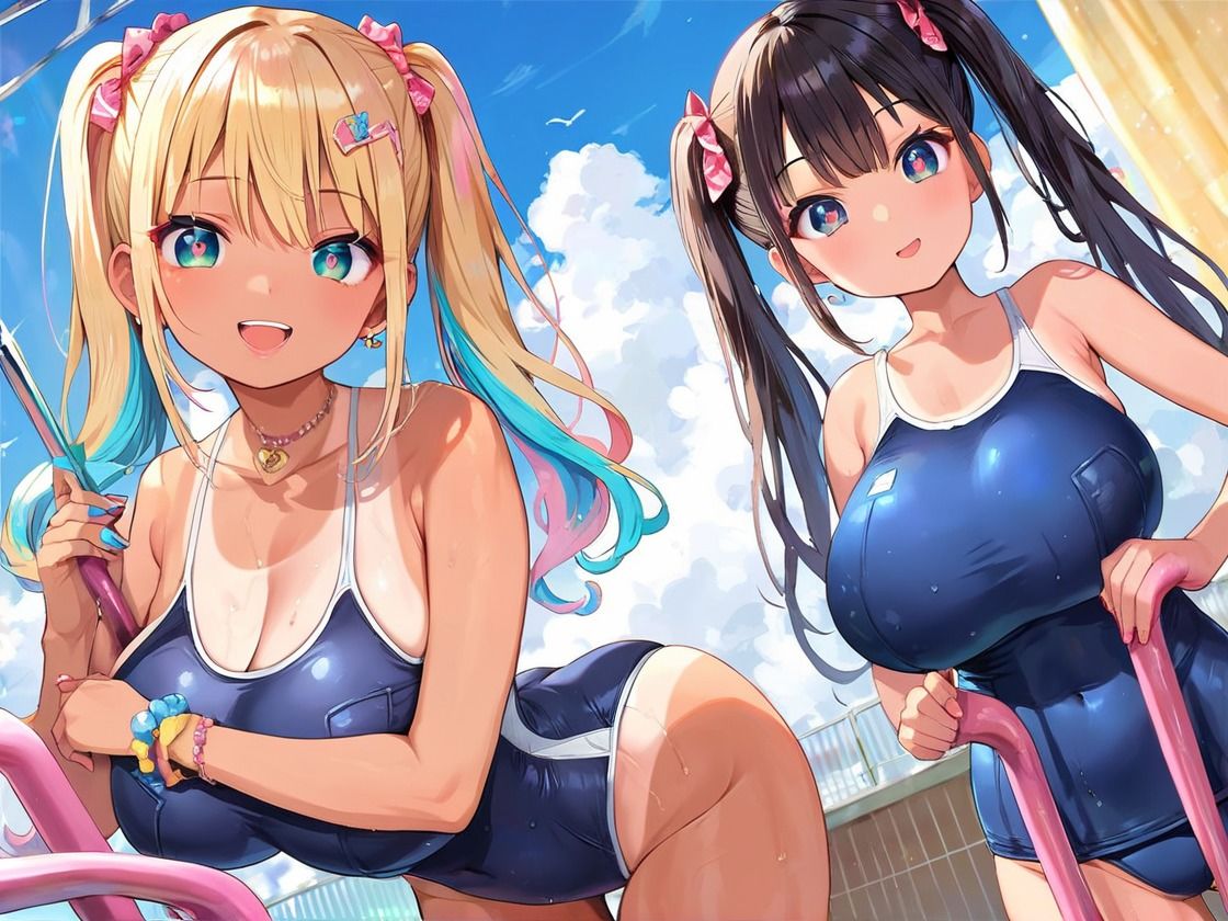 性欲教室〜黒ギャル水泳部編〜vol.02 - サンプル画像 6