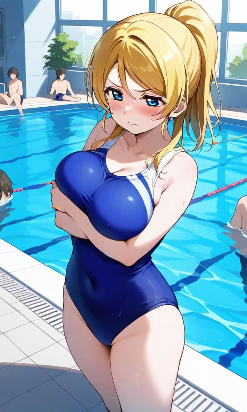 スク水エ□ーチカ - サンプル画像 1