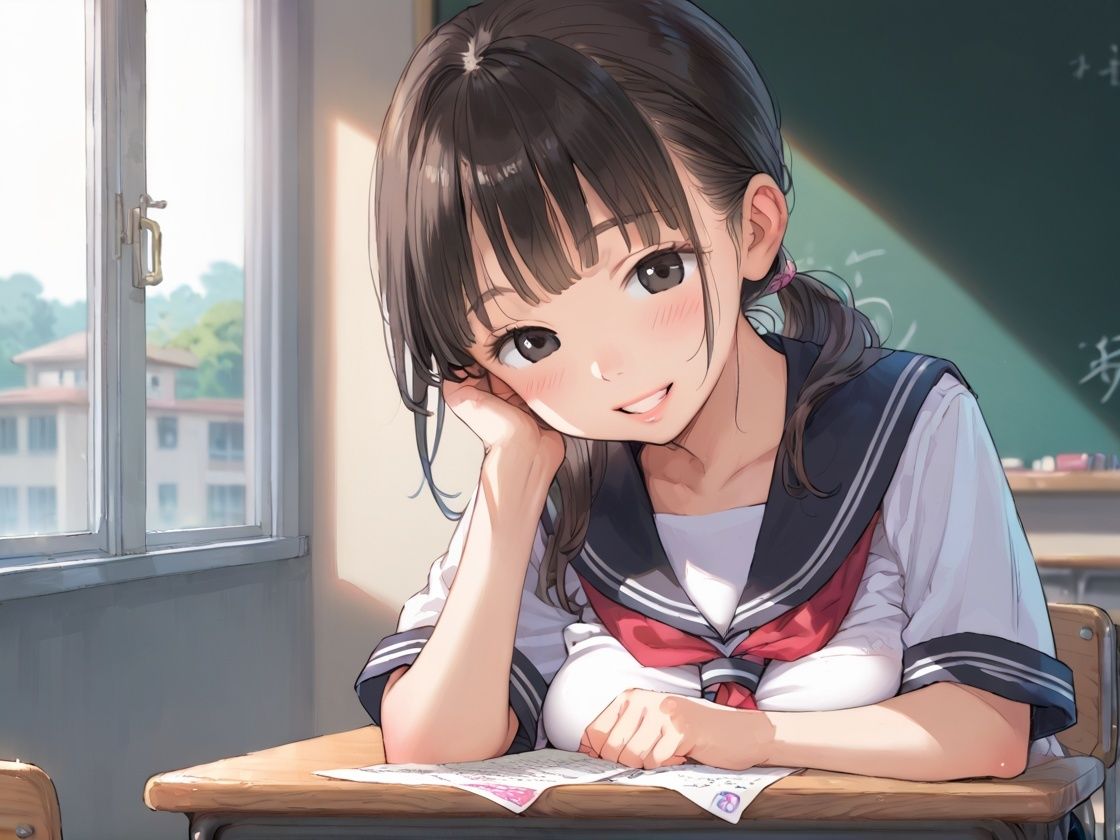 射精大会  放課後編 - サンプル画像 1