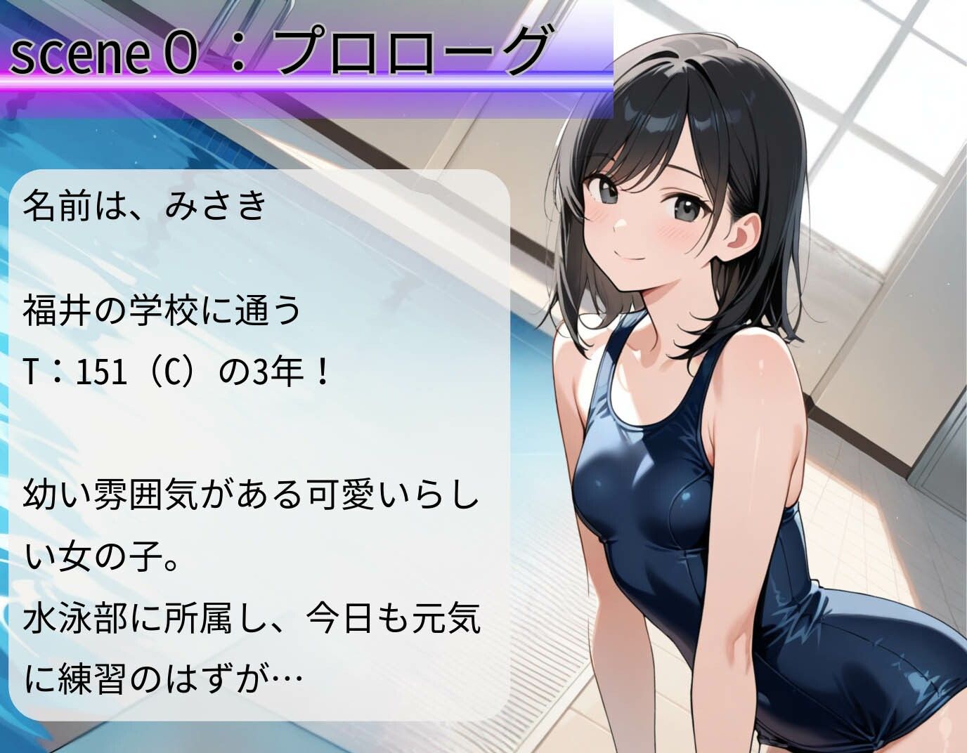 若ま〇こ決壊・崩壊で絶頂覚醒！スクール水着の水泳部員が陥落 - サンプル画像 2