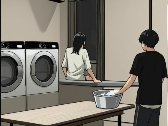 コインランドリーで寝落ちしてしてしまった私は下着泥のテクに感じてしまい - サンプル画像 10