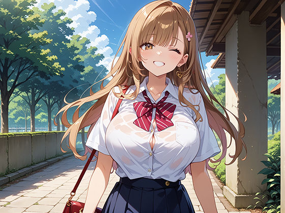 性実践学園 学園を卒業した従姉妹が絶倫ヤリマンギャルに変貌していた！ - サンプル画像 1