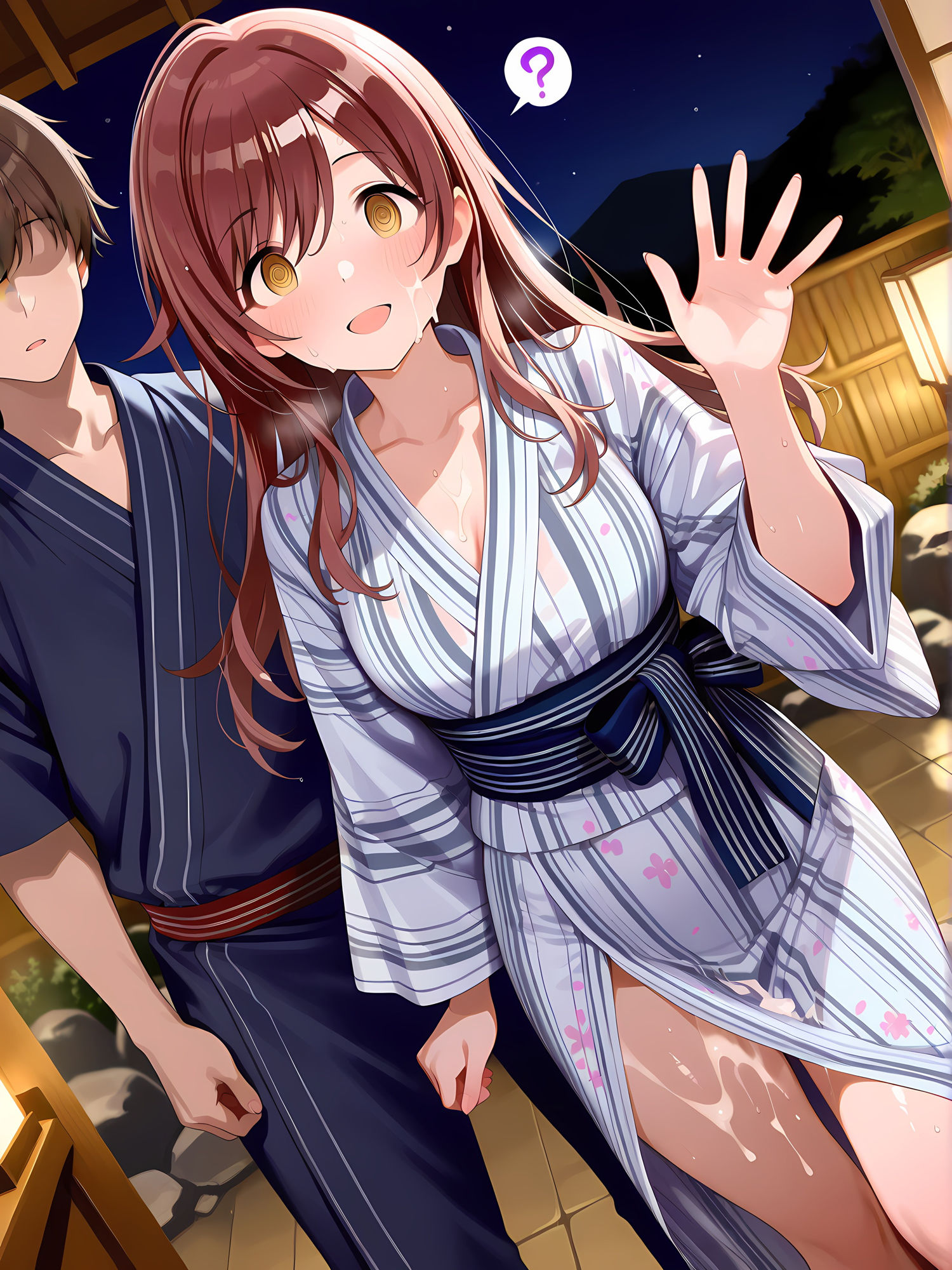 催○使って他人の彼女と温泉ックス！ - サンプル画像 10