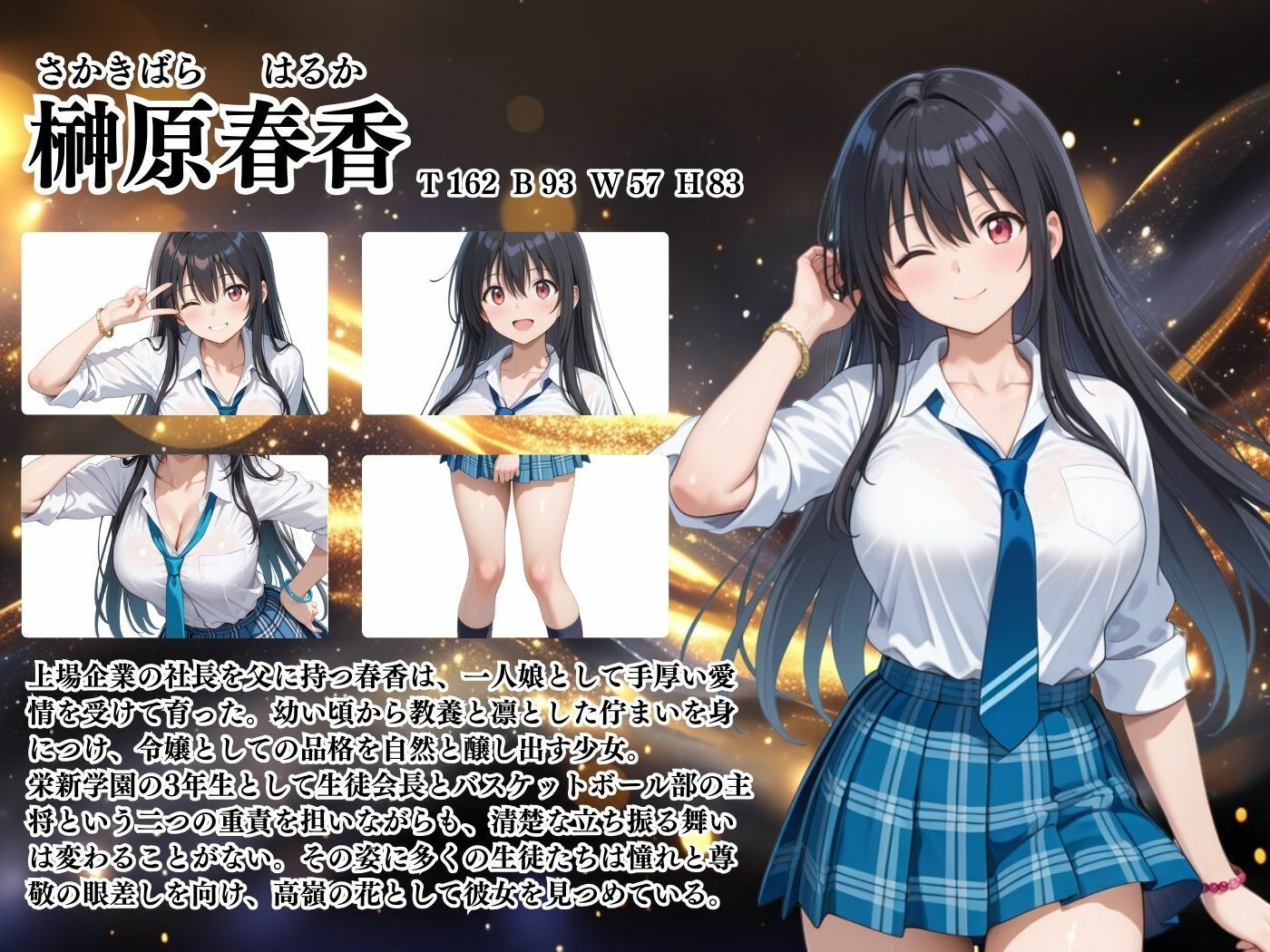 【4Kイラスト】1万3000人の生徒を抱いた校長による榊原春香への性指導（拘束搾乳編） - サンプル画像 2